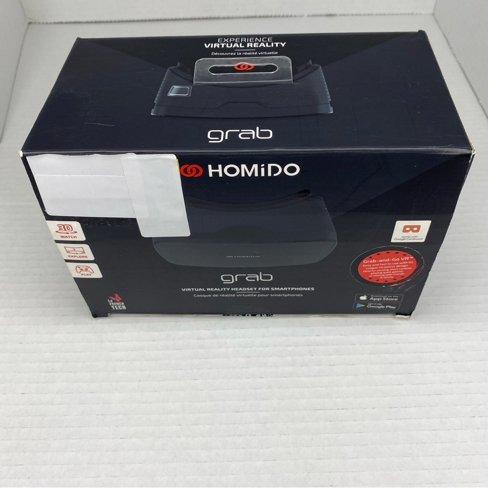 Homido VIRTUAL REALITY HEADSET FOR SMARTPHONES Open box Never Used